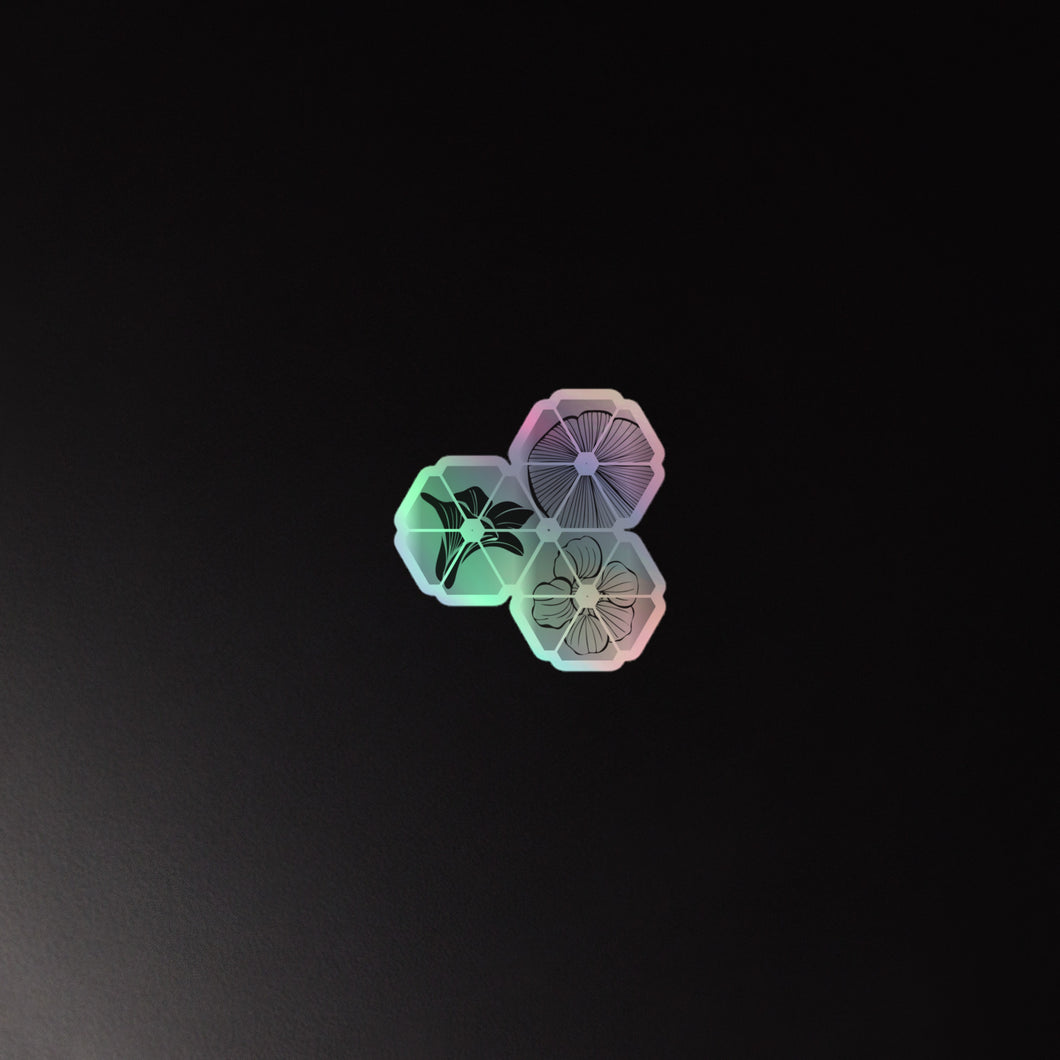 Nasturtium Dream Holographic Sticker